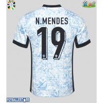 Portugal Nuno Mendes #19 Bortedrakt EM 2024 Kortermet